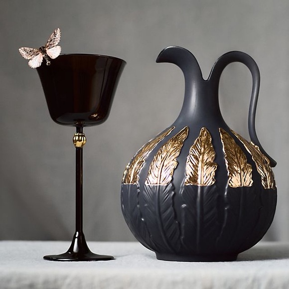 Anthropologie Catherine Martin Midnight Creatures Glazed Stoneware Jug Pitcher - Picture 3 of 6
